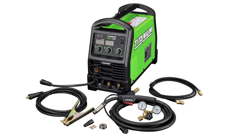 Titanium MIG 140 Professional Welder and accessories