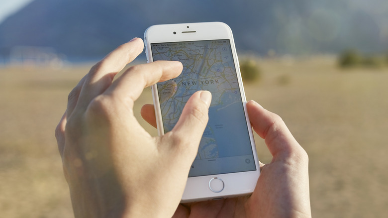 App screen on iPhone