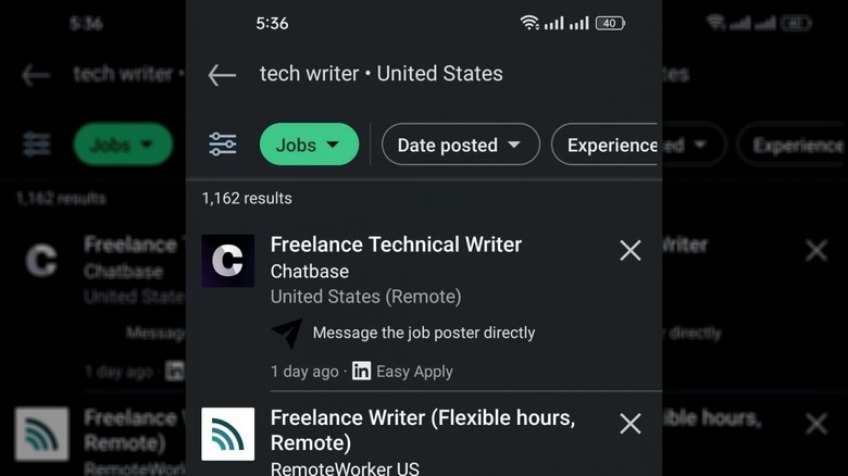 LinkedIn home page