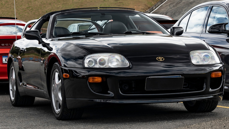 Toyota Supra Mk4 at a race track