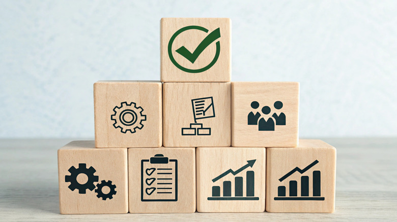 building blocks representing methodology
