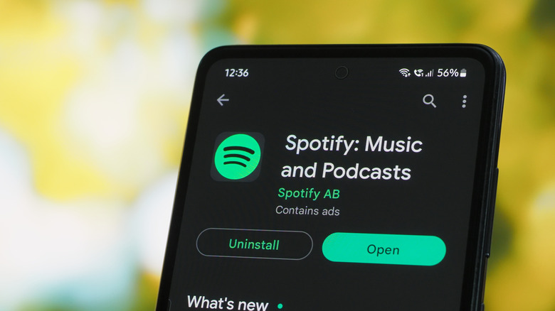 Spotify google play store