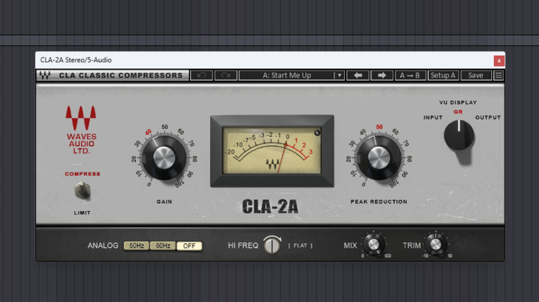 Waves CLA-2A running in Ableton