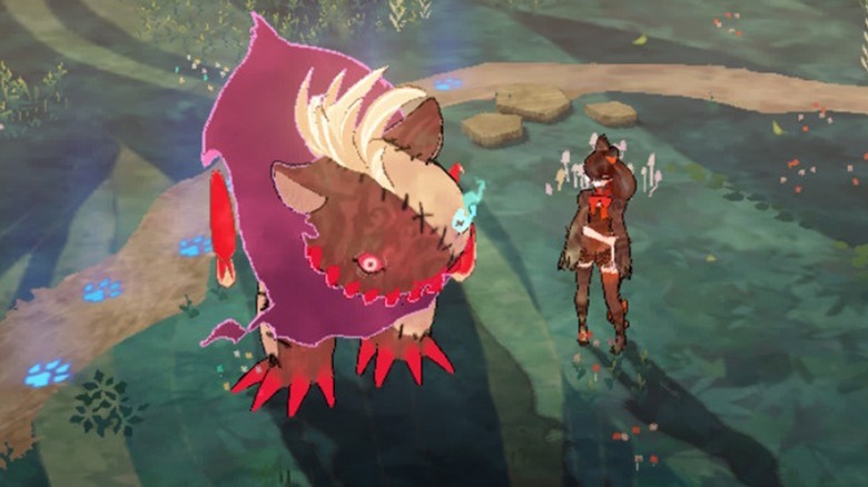 Cereza and Cheshire standing together 