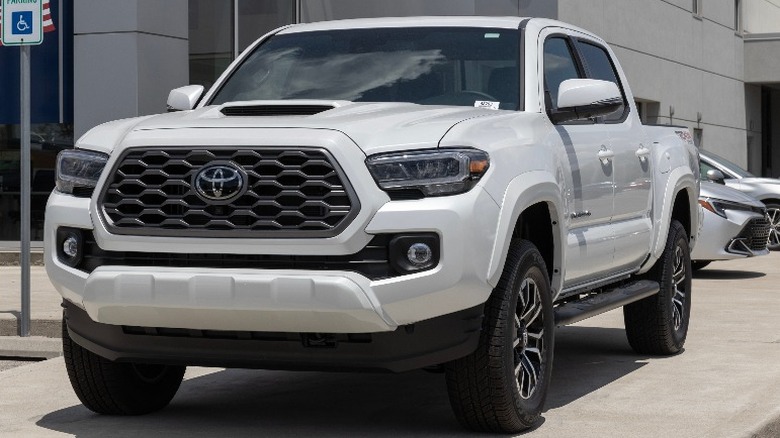 white 2023 Toyota Tacoma