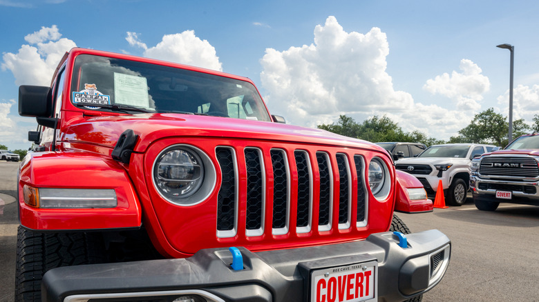 Red Jeep