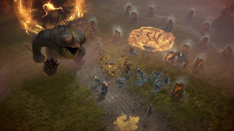 Demon boss fight