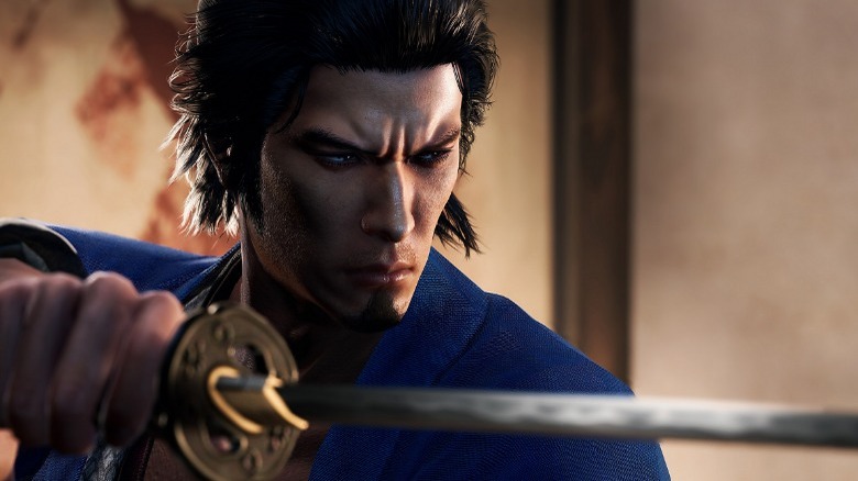 Sakamoto Ryoma holding katana