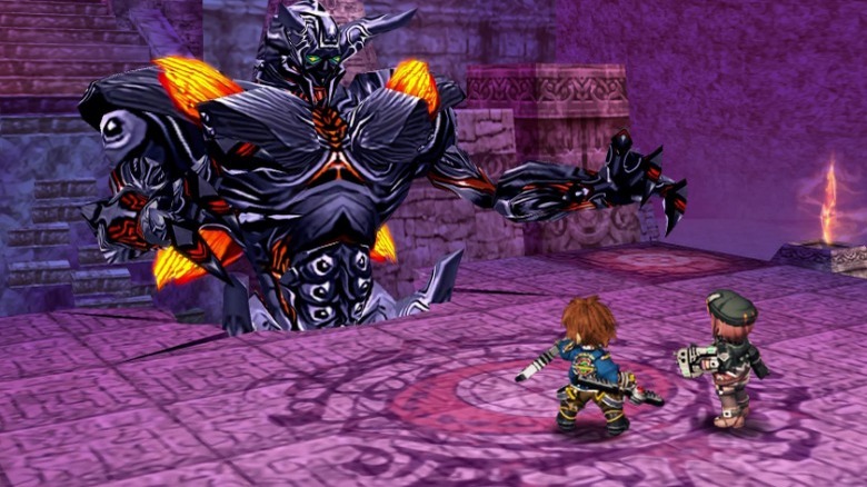 Demon Ernest in boss fight
