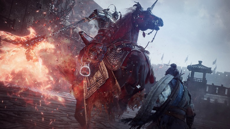 Lu Bu in boss fight