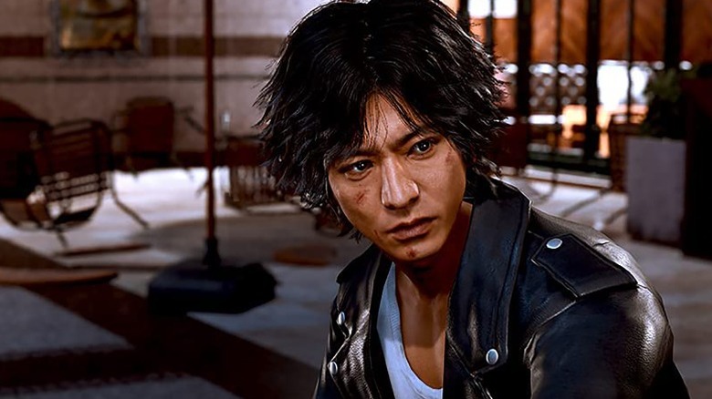 Detective Takayuki Yagami holding evidence