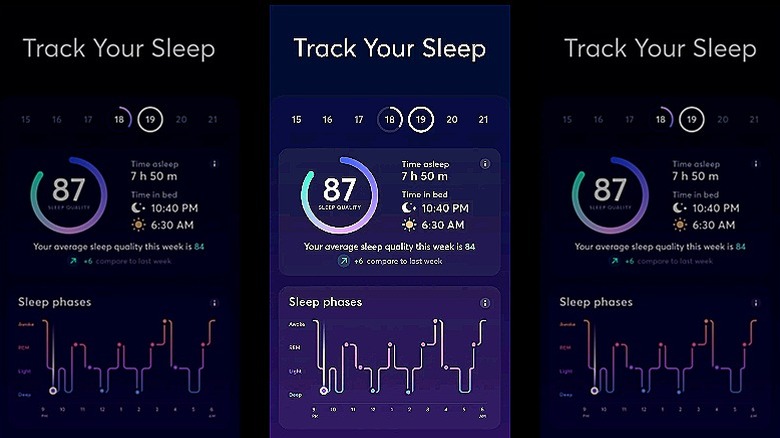 BetterSleep sleep tracking screen