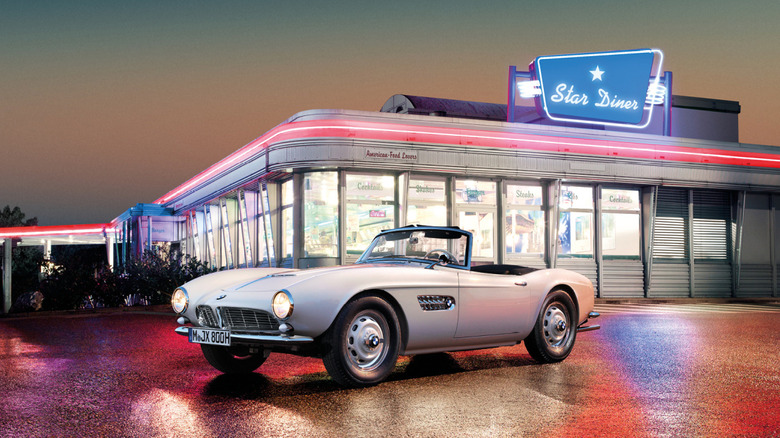 BMW 507 roadster front 3/4 view