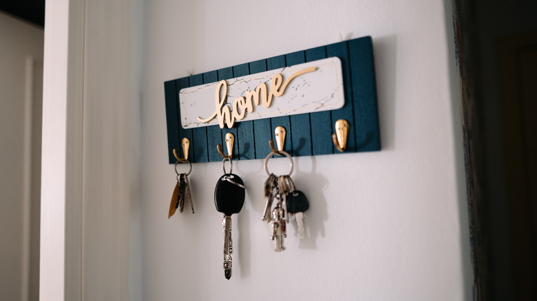 Wooden sign displaying 