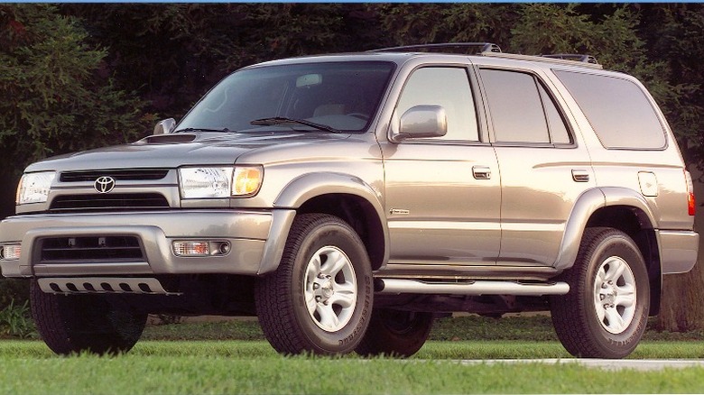 4Runner parked on grass