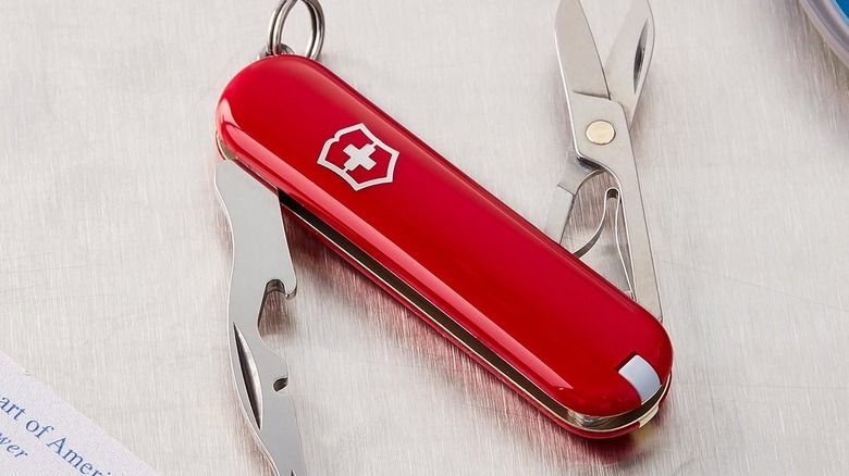 Victorinox Jetsetter opened up