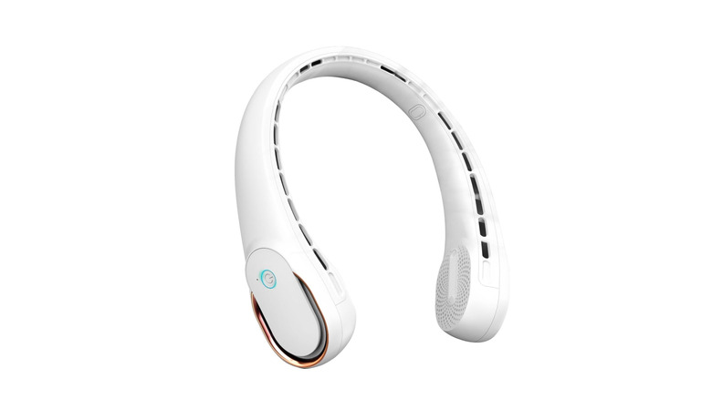 Neck Fan on white background