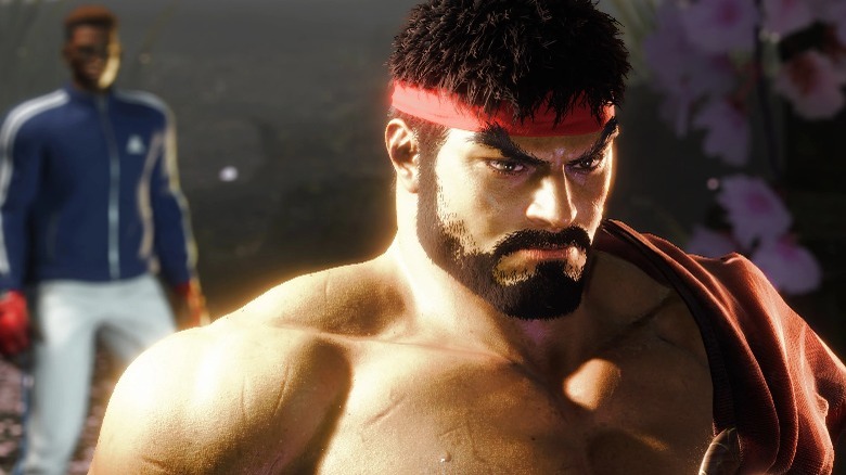 Ryu preparing for a fight in Street Fighter 6