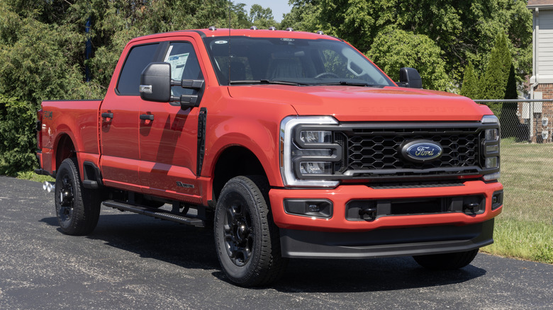 F250 truck parked