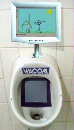 wacom urinal