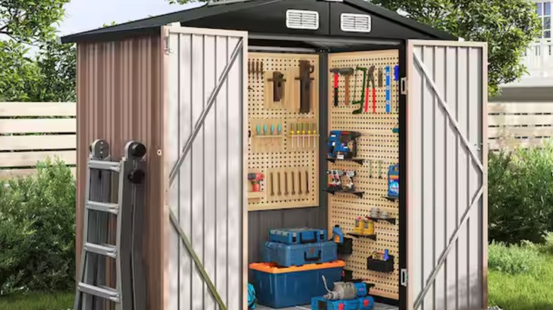 Sizzim Metal Storage Shed