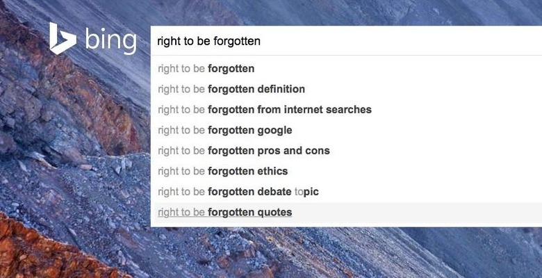 Bing, Yahoo begin accepting European 'right to be forgotten' requests