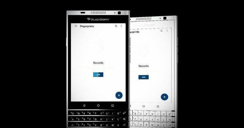 BlackBerry 'Mercury' spotted in leaked images, complete with physical keyboard