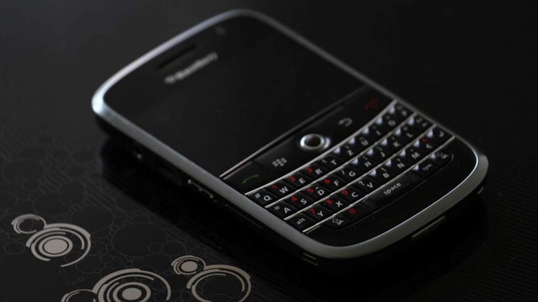 A hardware keyboard was the hallmark of BlackBerry smartphones 