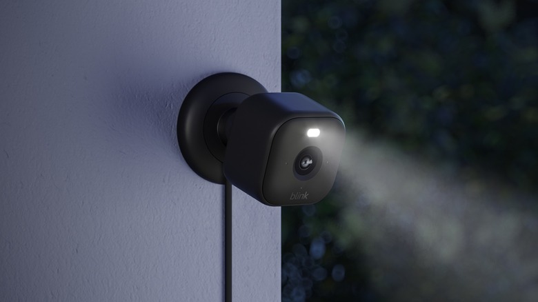 The Blink Mini 2 security camera in black