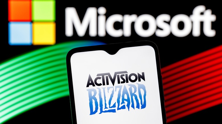 Microsoft Activision Blizzard logos