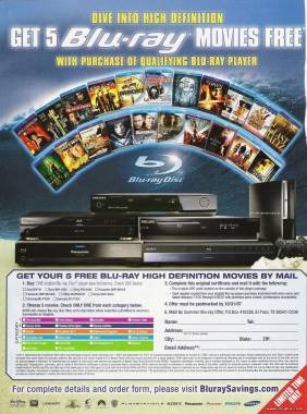 Free Blu-ray movie offer