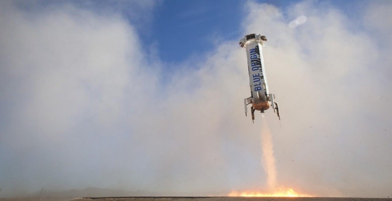 Blue Origin reusable rocket completes third launch and landing