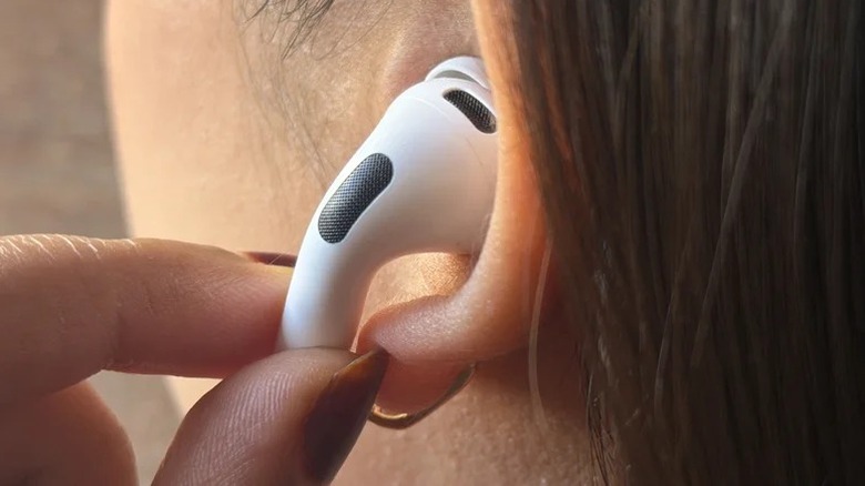 Apple AirPods Pro 3rd generation in an ear