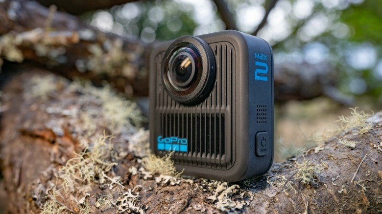 GoPro Max 2 on a tripod