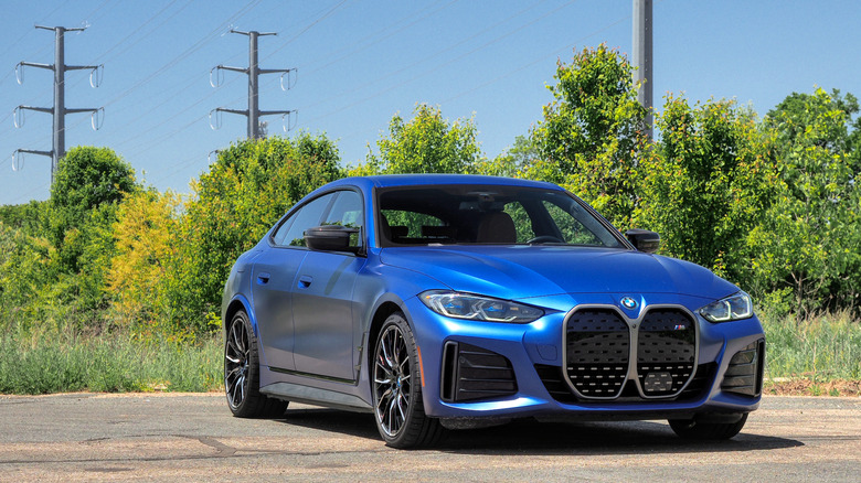 BMW i4 M50 front end