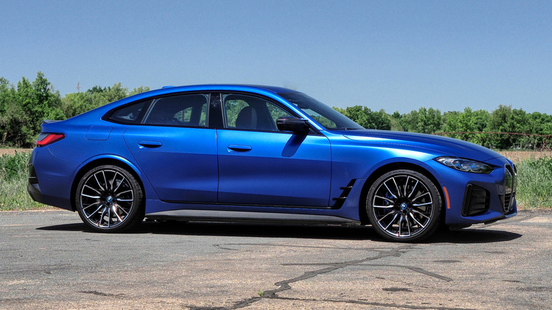 BMW i4 M50 passenger side