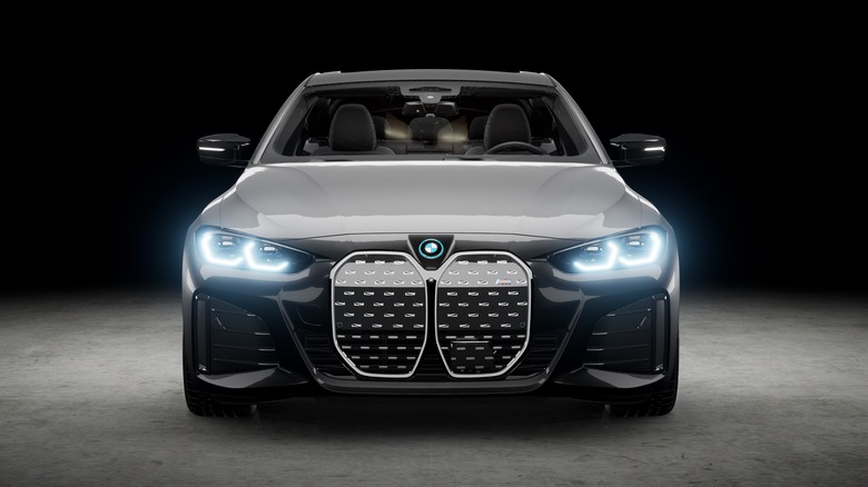 A BMW all electric car