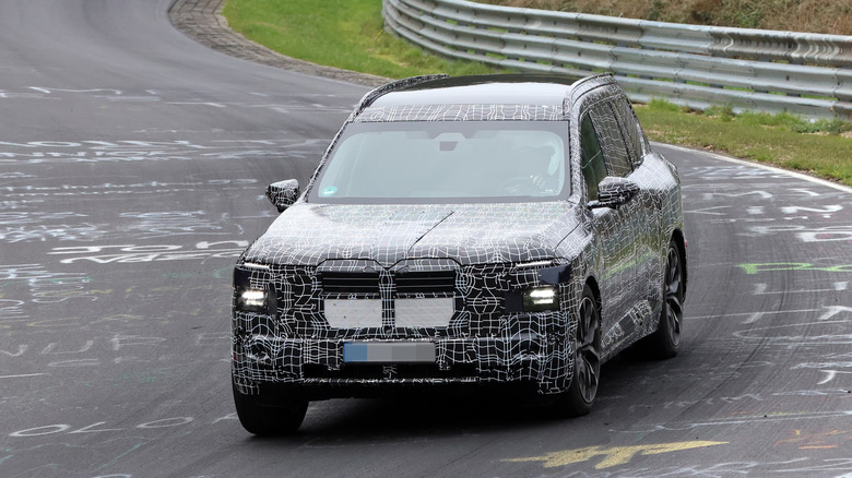 BMW iX7 test vehicle