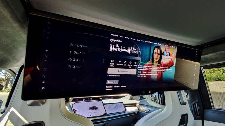 2027 BMW 7 Series Theater Screen.