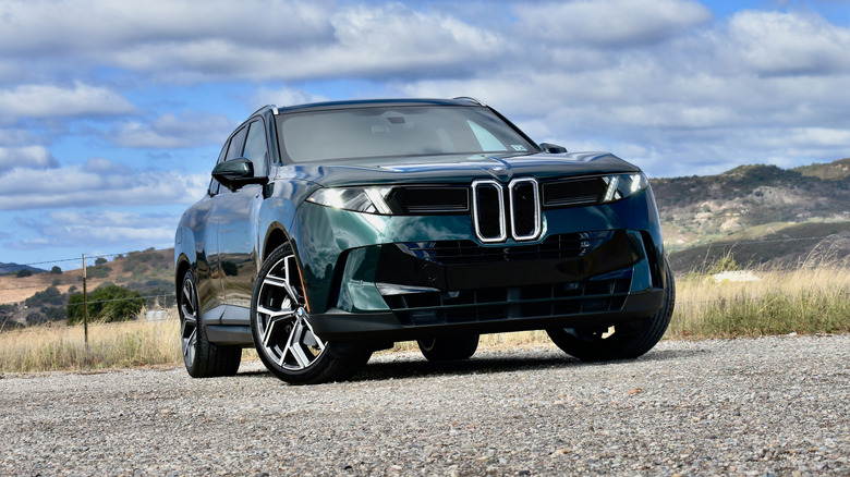 2027 BMW X5 front quarter view.