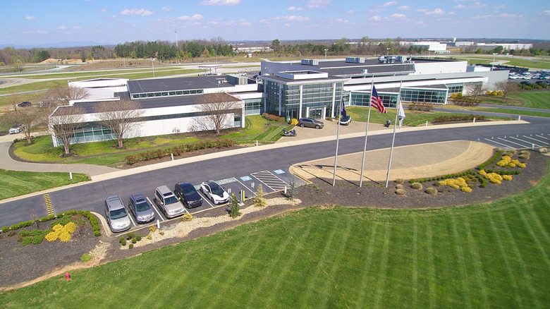 Aerial view of BMW Performance Center in Greer, South Carolina