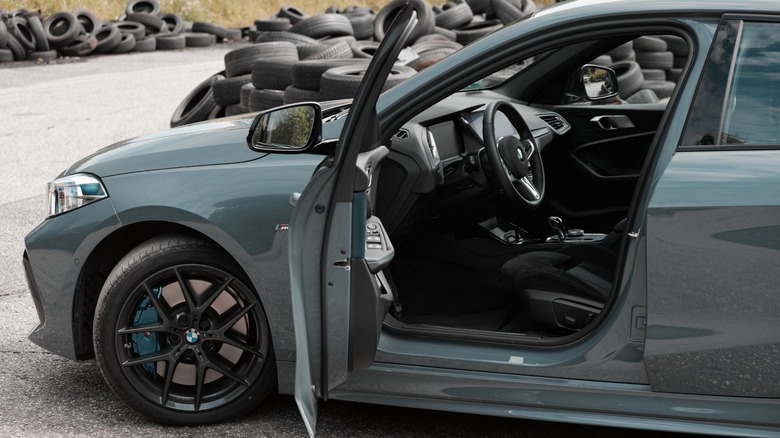 BMW interior cockpit and seats