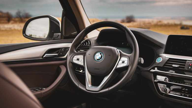 BMW steering wheel