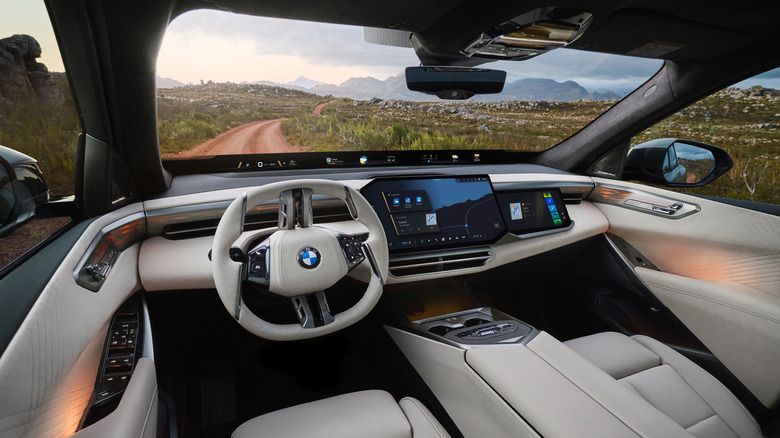 2027 BMW iX5 60 xDrive interior.