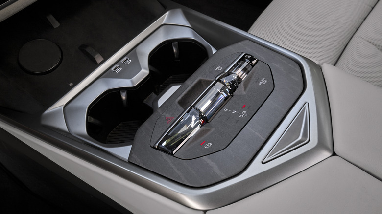 2027 BMW iX5 60 xDrive center console.