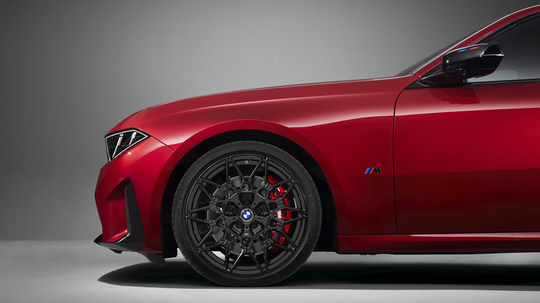 2027 BMW 3 Series front wheel and fender