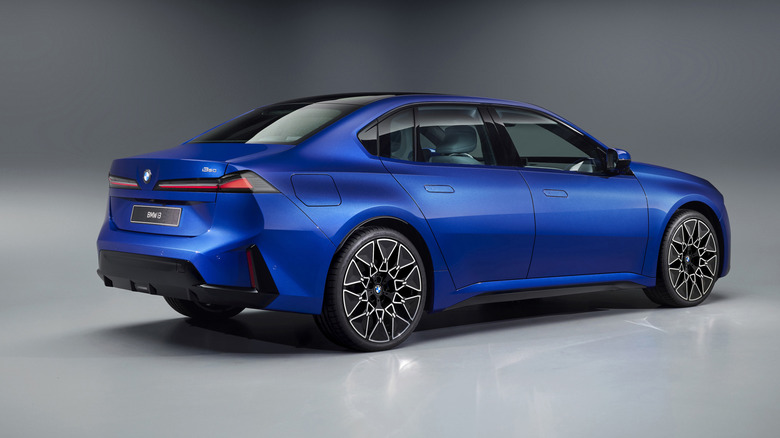 BMW i3 rear quarter view.