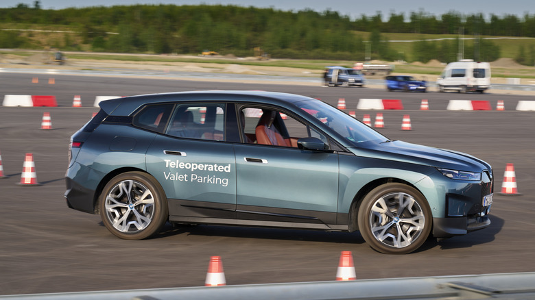 BMW's Teleoperated Valet Parking test vehicle