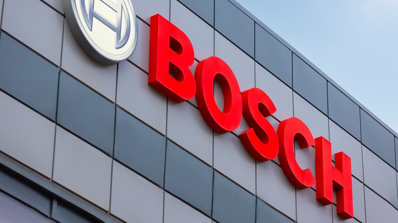 Bosch building sign