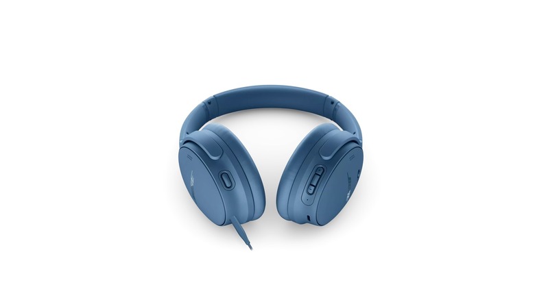 Blue Bose headphones